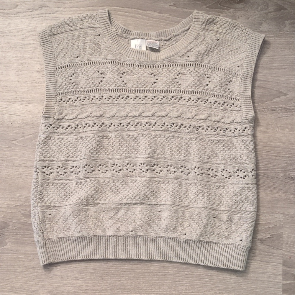Together! Knit Sweater Vest Size Large (12/14)